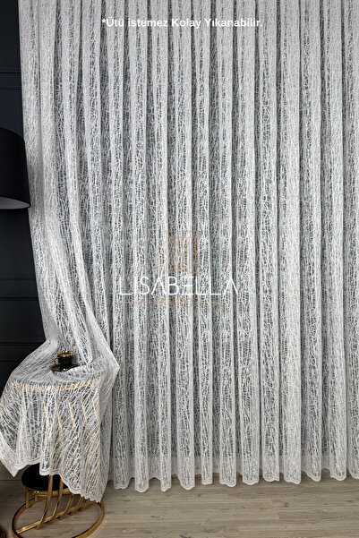 LisabellaHome The Shine of the Shell Heavy Weight Knitted Tulle (1X3 Pile Stitched) Does Not Iron.