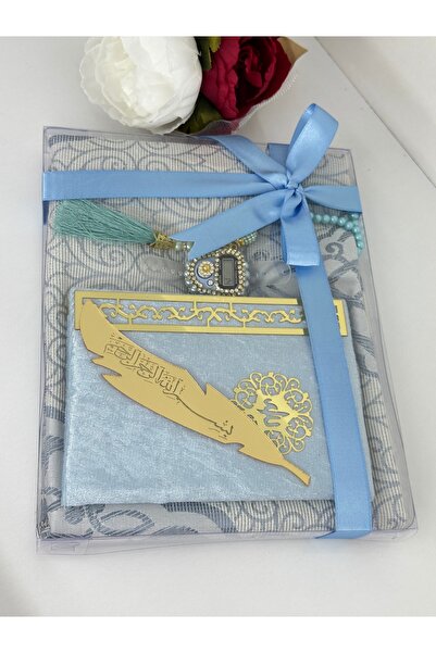 Markapolin Mevlid Cross Umrah Gift Prayer Mat Set