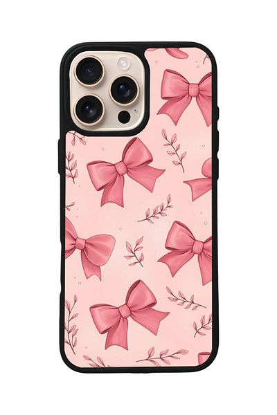 Aksel Kılıf Apple iPhone 16 Pro Compatible Printed, Matte Black, Soft Silicone, Protective, Shock Absorbing Cover, Case
