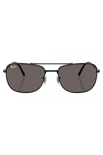 Ray-Ban Ray Ban Unisex Rectangle Sunglasses- Rb 3755 - Lense Size:62mm - Black