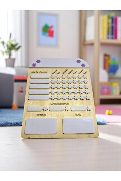 Mind of Toys Alışkanlık Panosu, Çiçeklim, Akrilik Panolu Alışkanlık Kazanım, ...