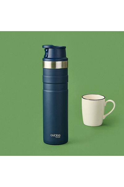 Evidea Kitchen Individual Thermos - Navy Blue - 600 ml