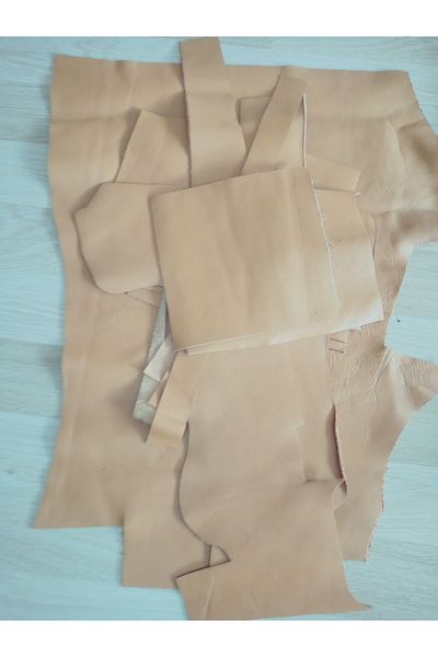 hoaryage Crazy Leather, Thick Genuine Leather Pieces Mixed Sizes, Purse Wallet Holder Half Kilo