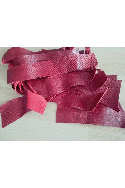 hoaryage Crazy Leather, Thick Genuine Cowhide Leather Pieces Mixed Sizes, Purse Wallet Holder Half Kilo