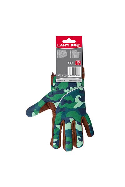 Lahti Pro Polyester Glove With Camouflage Pattern - 8