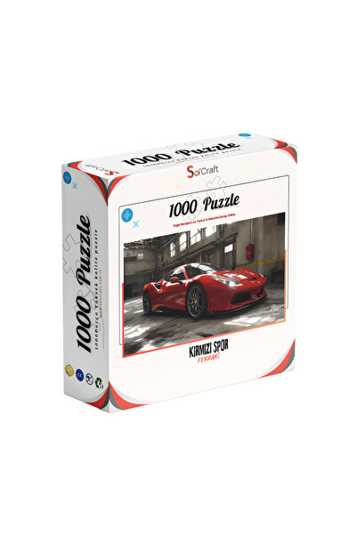 Soi Craft 1000 Parça Puzzle Kırmızı Ferrari