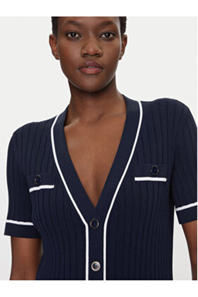 Luisa Spagnoli Rochie tricotată pentru femei 100004 CANDELOTTO bleumarin