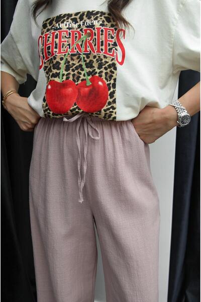 Havoş Dusty Rose Vump Linen Trousers