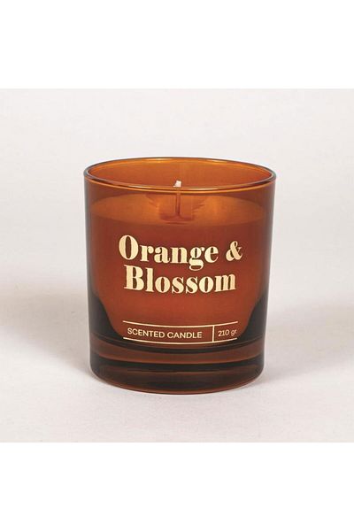 Rakle Orange Blossom Scented Candle - Orange - 200 Gr