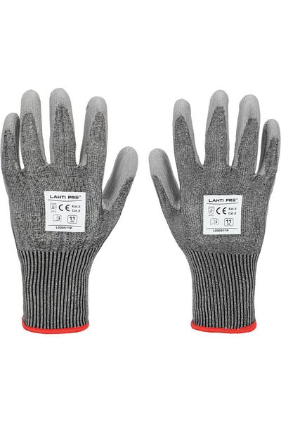 Lahti Pro Knitted Polyurethane Cut-Resistant Glove - 10