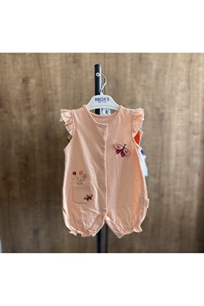 Baby KIZ BEBEK YAZLIK BAYRAMLIK TULUM, YAVRUAĞZI KOL DETAYLI BEBEK TULUM, KOL...