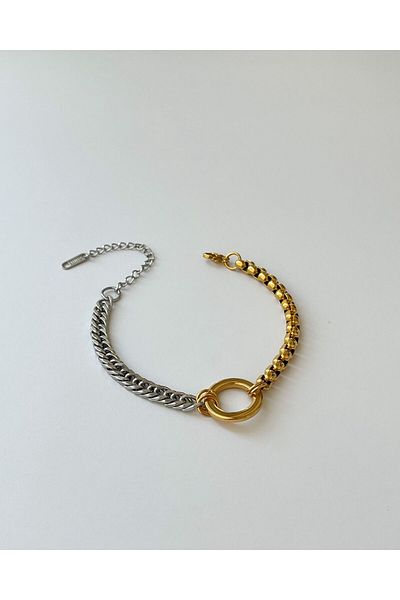 eyla collection Steel Chain Bracelet 20+5 cm