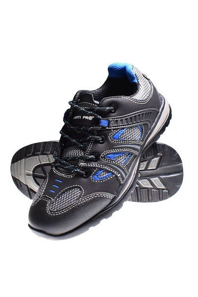 Lahti Pro Leather-Suede-Fabric Shoe With Rubber (O1Sra) - 46