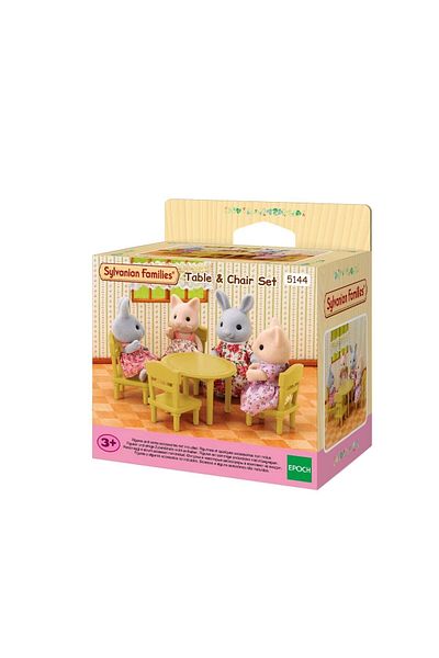 storeks 5144 Sylvanian Families Table - Chair Set (Figures Not Included) +3 Years
