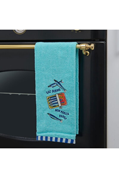 MATMEL منشفة مطبخ سوفت إيكان - أزرق - 40x66 سم