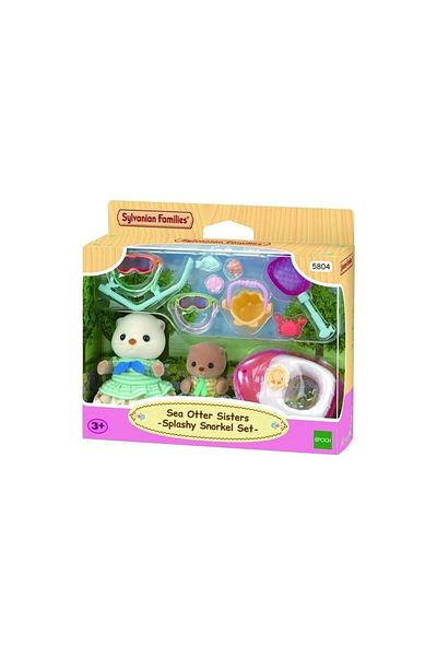 ADORE OYUNCAK 5804 Sylvanian Families Otter Sisters and Snorkel Set +3 Years