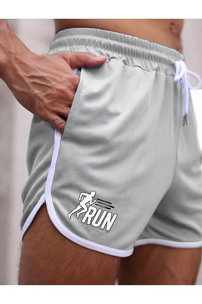 NewCabin Νέα σεζόν Premium Honeycomb Fabric Sports GYM Σορτς προπόνησης
