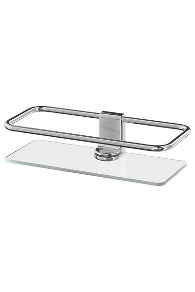 IKEA Shower shelf, chrome plated, 24x6 cm