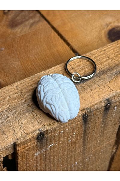 Chamelon Studio Brain Shaped Keychain |   Use It Keychain |   Brain Keychain Set of 2