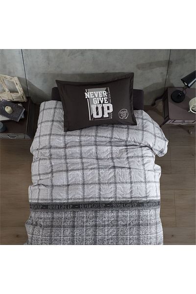 ŞENER HOME Never Give up Patterned Children'S-Teenager's Room Four Seasons Complete Set Single - Clasy Give up