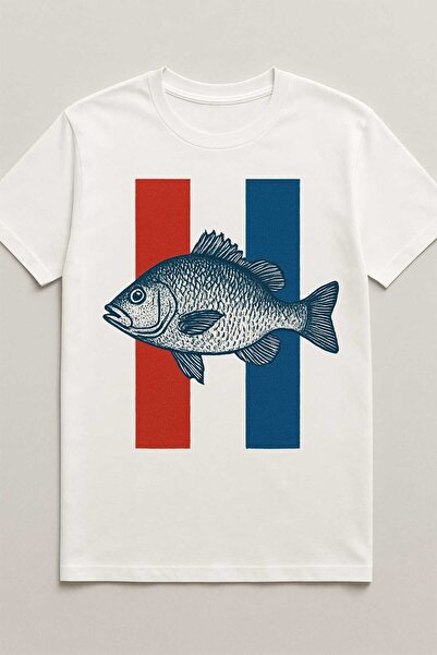 MAGORS تي شيرت بطبعة سمكة من GraffTee