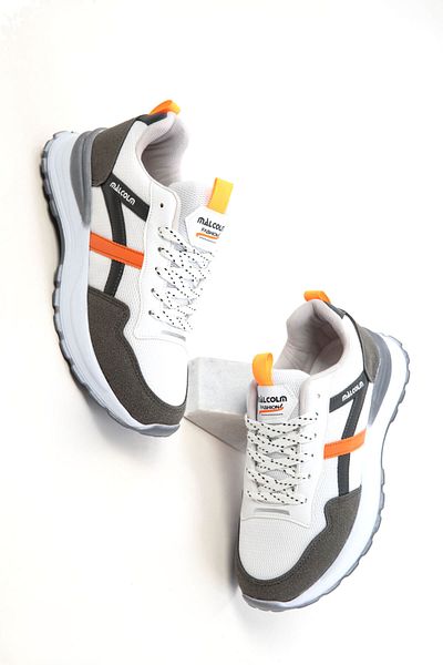 SOHO Smoked-White-Orange Men's Sneaker 20630