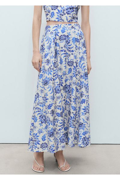 MANGO SKIRT INDIGO