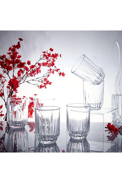 Paşabahçe Echo Drop 6 Water Glass - 250 ml