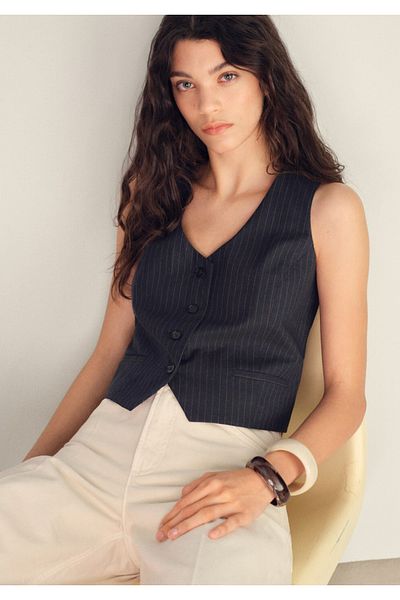 MANGO WAISTCOAT HONEY