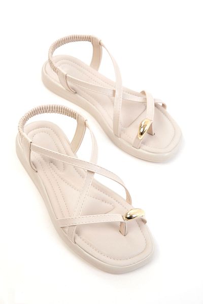 SOHO Beige Damensandalen 20662