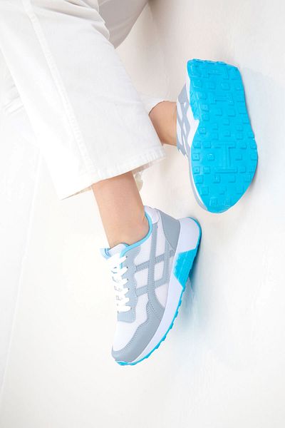 SOHO Ice-White-Blue Women's Sneaker 20654