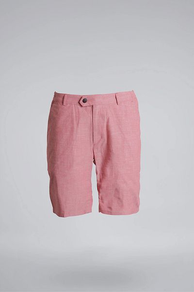 Isaora 100% Cotton Regular Fit Regular Waist Pocket Short Men's Short M24S6301 Pwdrd