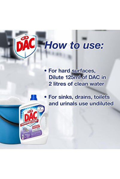 DAC Lavender Floor Cleaner and Disinfectant, 4.5L