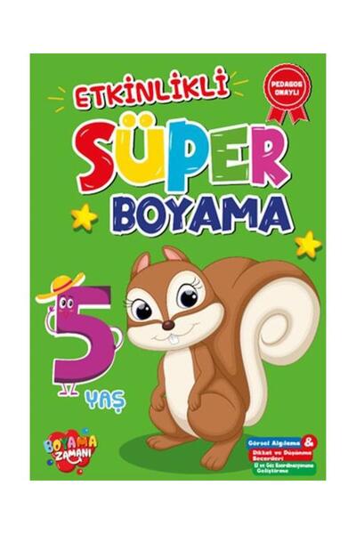 Generic Brand Active Super Coloring for 5-Year-Olds /