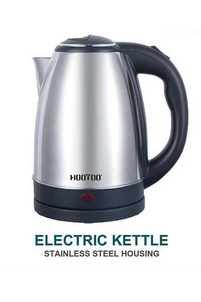 HooToo Hoto Electric Kettle and Gift Kettle, 2L, Stainless Steel - Silver and Black