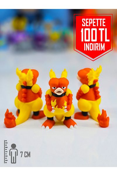 Suelo Butik Pokemon Magmar Figure Pokemon Figure Toys 7 cm (1 Piece)