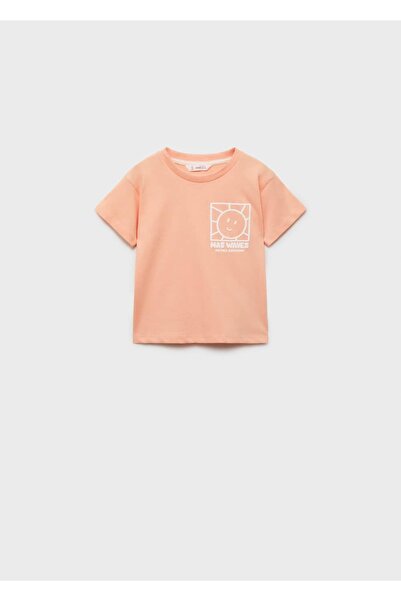 MANGO Baby Kurzarm-T-Shirt mit Aufdruck