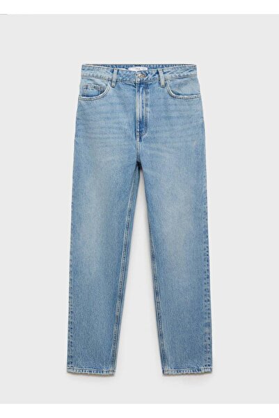 MANGO Woman Mom2000 magas derekú anya farmer nadrág