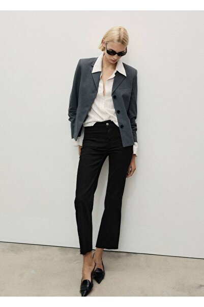 MANGO Woman Cepli flare jean pantolon