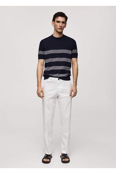 MANGO Man Regular Fit Tooling Cotton Trousers