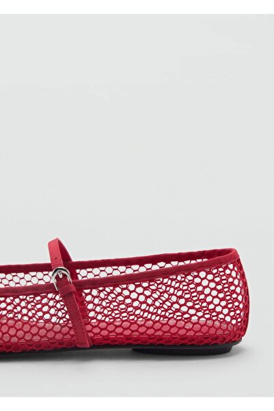 MANGO Woman Tokalı kayışlı file babet