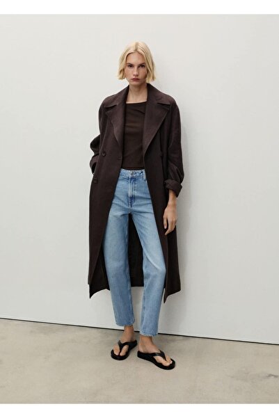 MANGO Woman Mom2000 ψηλόμεσο μαμά τζιν παντελόνι