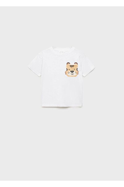 MANGO Baby Kısa kollu desenli tişört