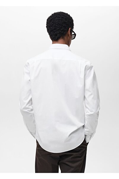 MANGO Man Regular kesim %100 pamuklu gömlek