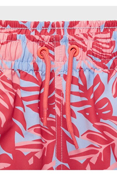 MANGO Kids Gemusterter Shorts-Badeanzug