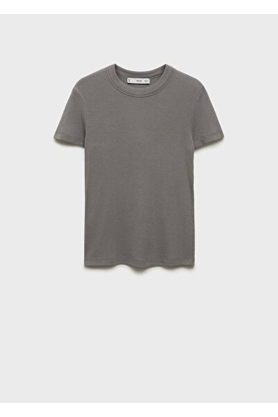 MANGO Woman Μπλουζάκι με κοντό μανίκι slim