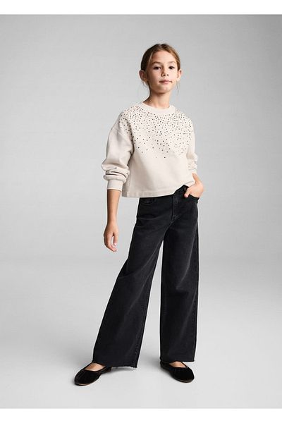 MANGO Kids Φούτερ με χάντρες