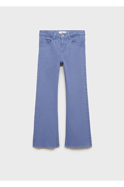 MANGO Kids Dikişsiz Flare Jean Pantolon