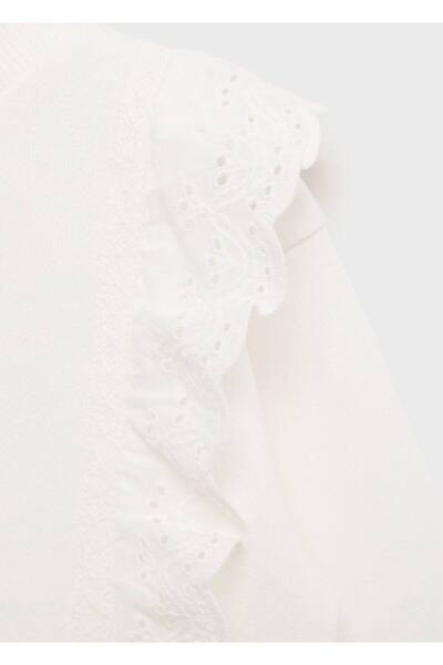 MANGO Baby Fırfır detaylı sweatshirt