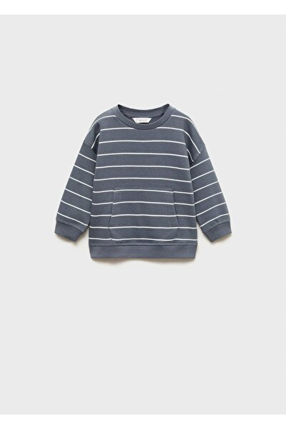 MANGO Baby Yıldırım baskılı pamuklu sweatshirt